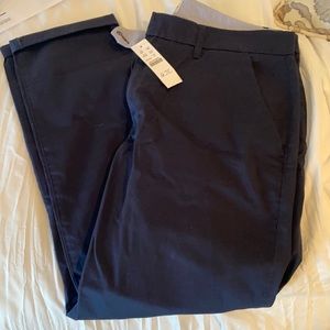 J crew navy chino pant